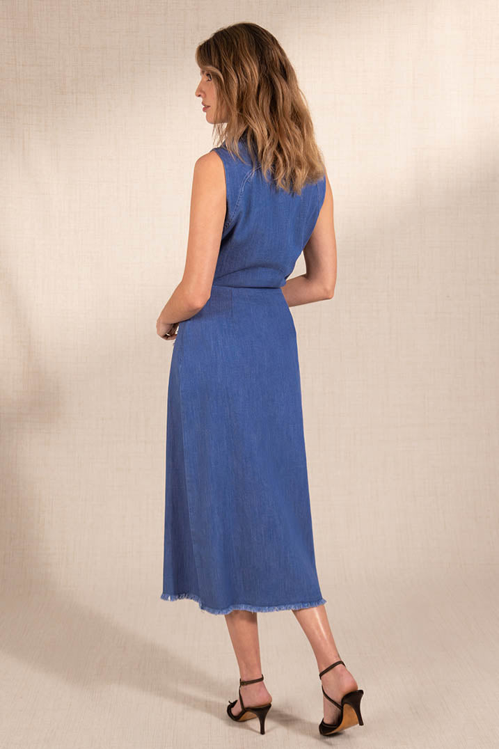 MIDI DENIM SKIRT