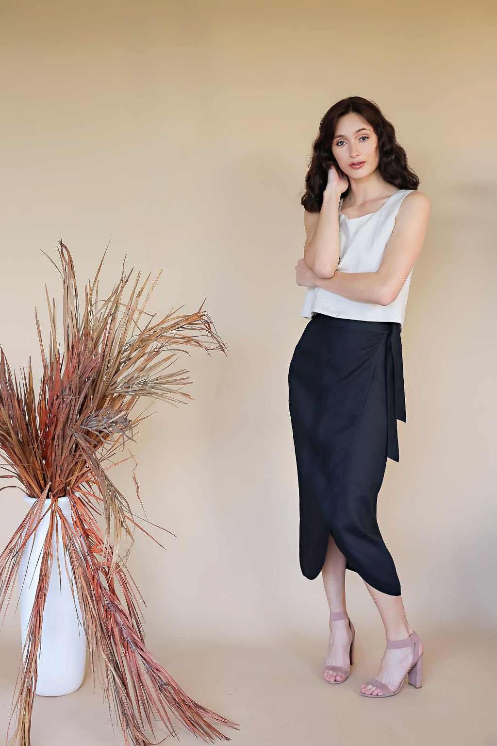 Wrap Skirt Black