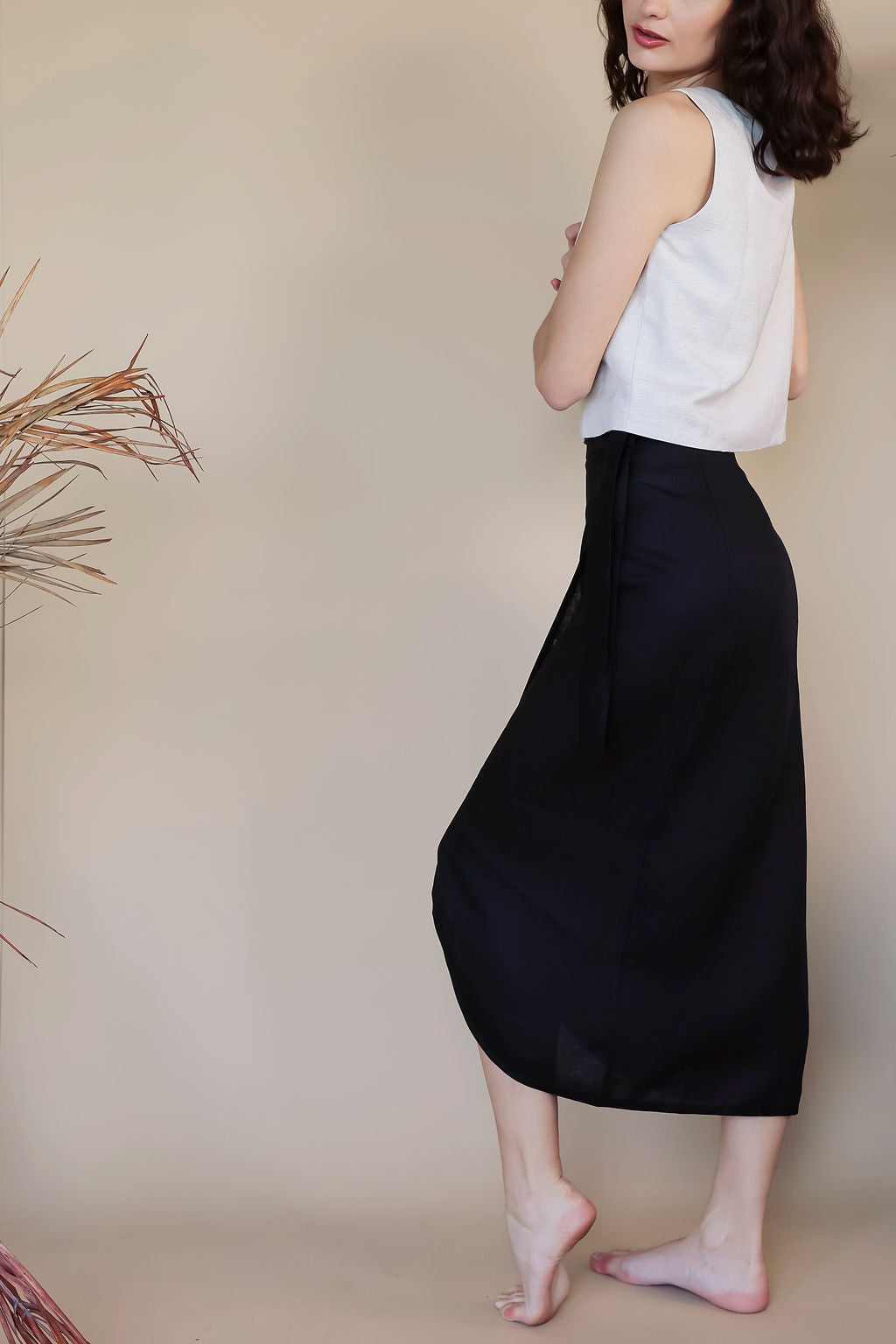 Wrap Skirt Black
