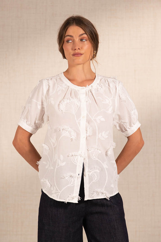 BLUSA PLUMILLAS