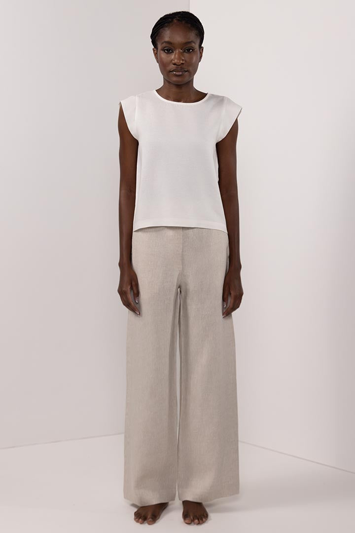 Harbor Linen Pants Beige