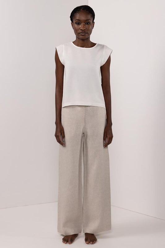 Harbor Linen Pants Beige