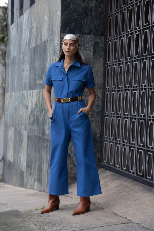 ETERNA BLUE JUMPSUIT