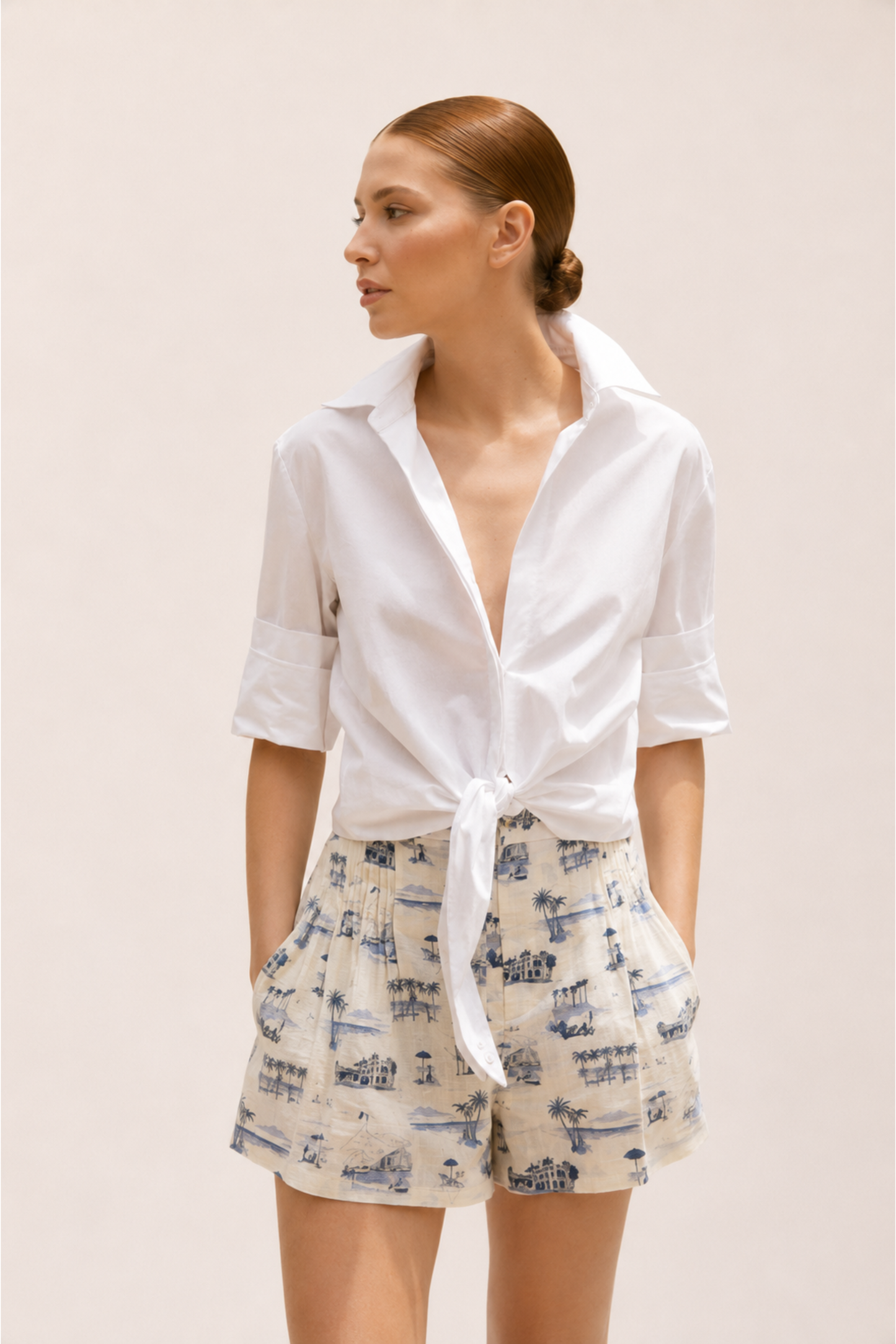 POPLIN WHITE SHIRT