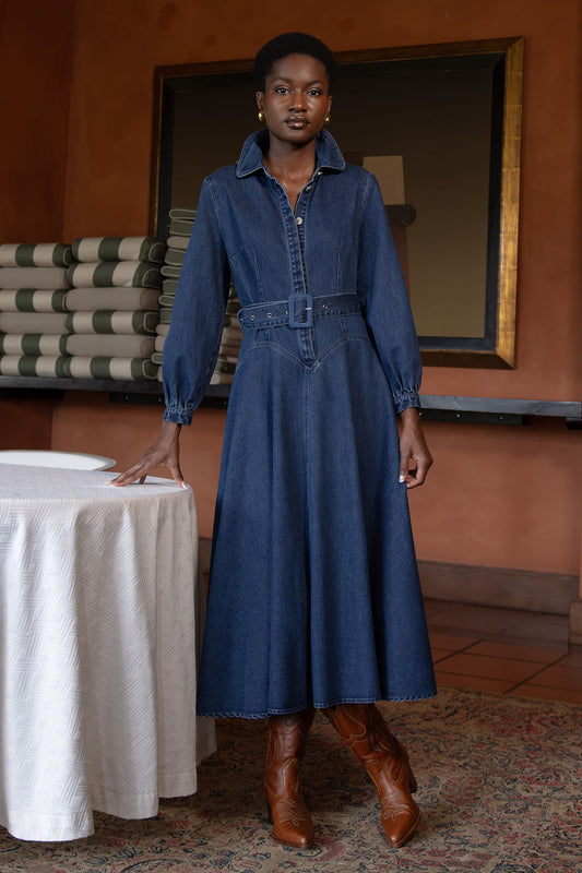 Bruma Dark Denim Dress