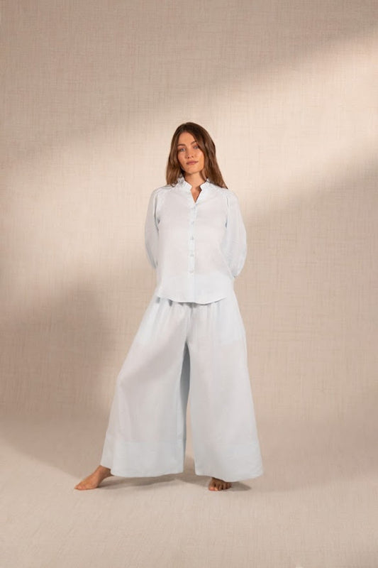 FEDE LINEN PANTS | LIGHT BLUE