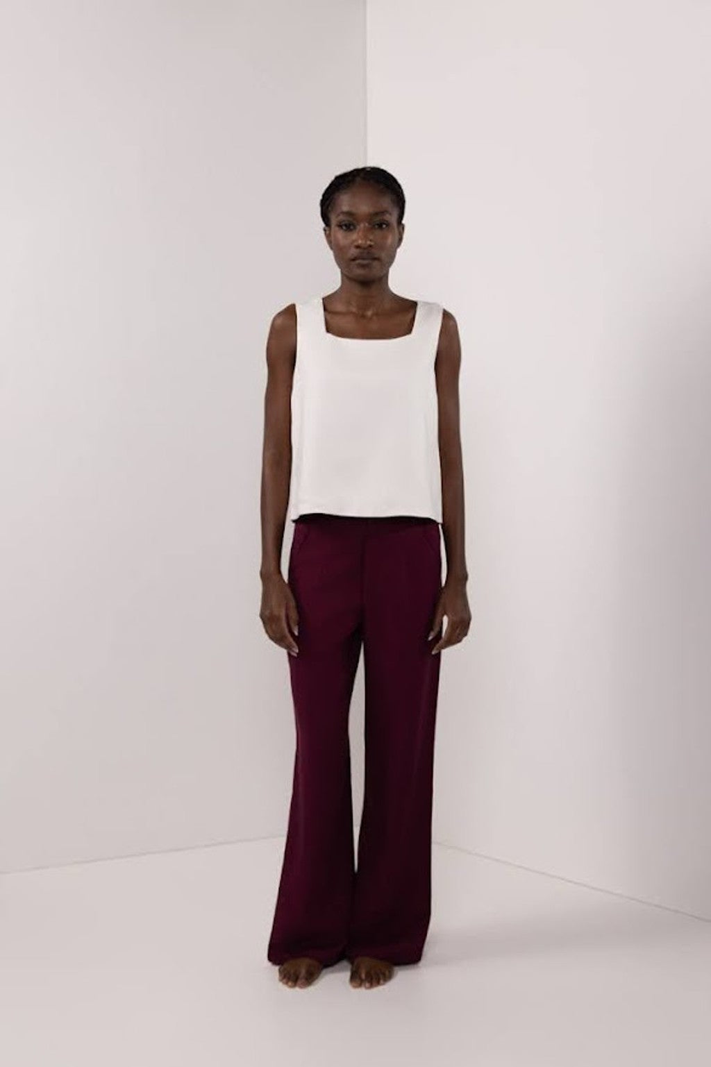 OPEN BACK TOP | IVORY