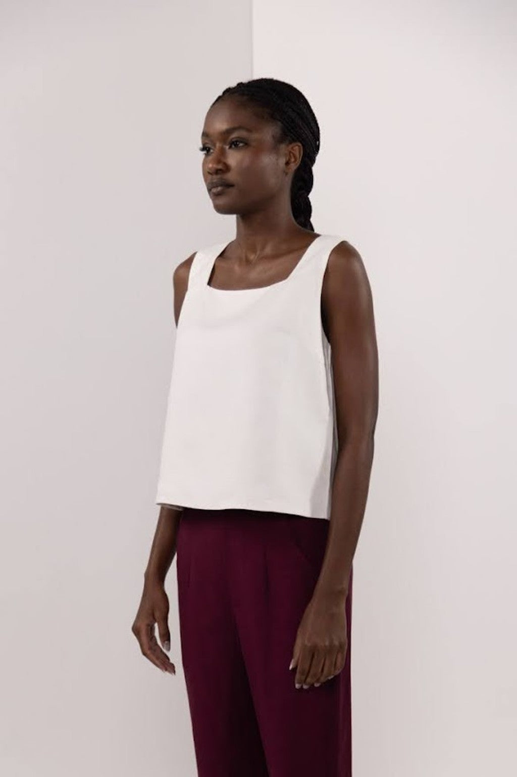 OPEN BACK TOP | IVORY