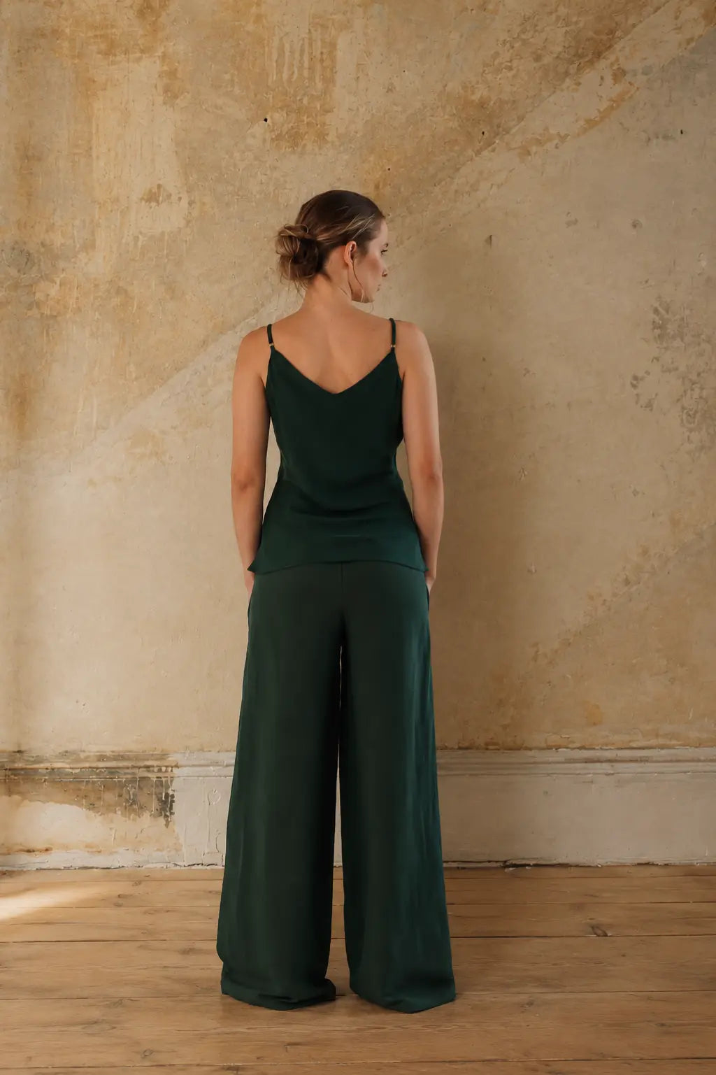STRAPPY TOP | Bottle Green