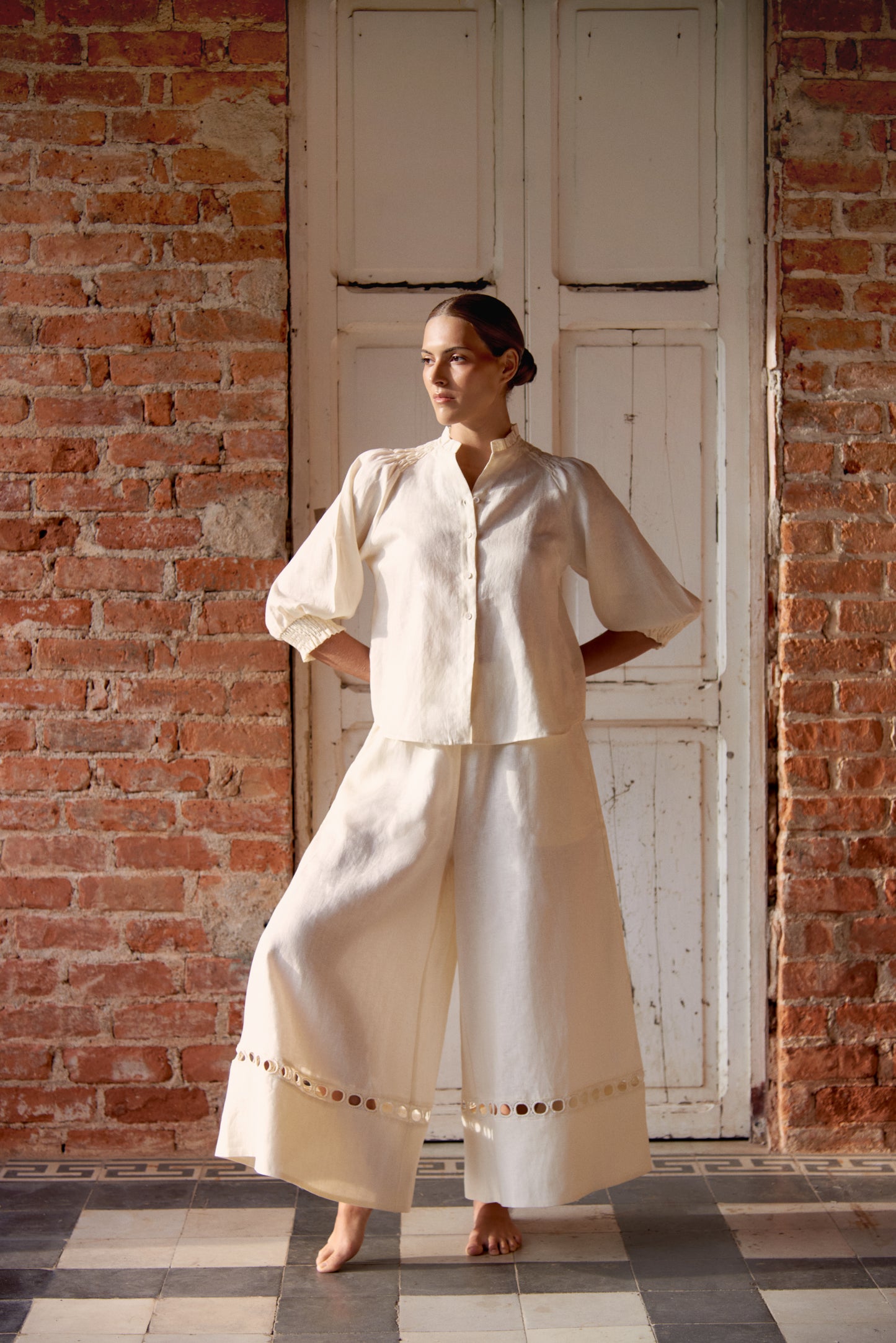 FEDE PANTS IVORY