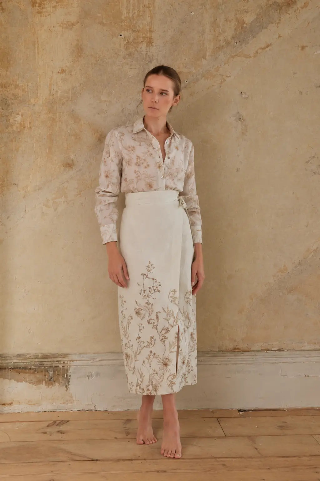RAMIE SHIRT | Nebula Ocelot Print