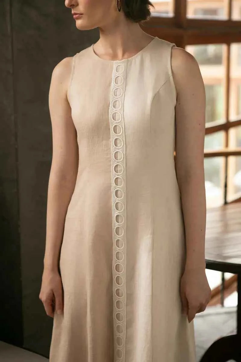 DUALITY BEIGE DRESS