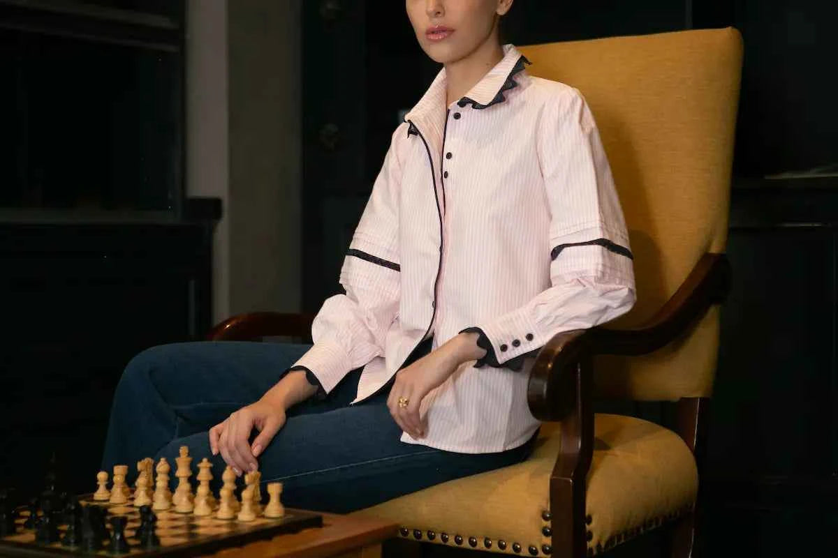 BLUSH STRIPE SHIRT