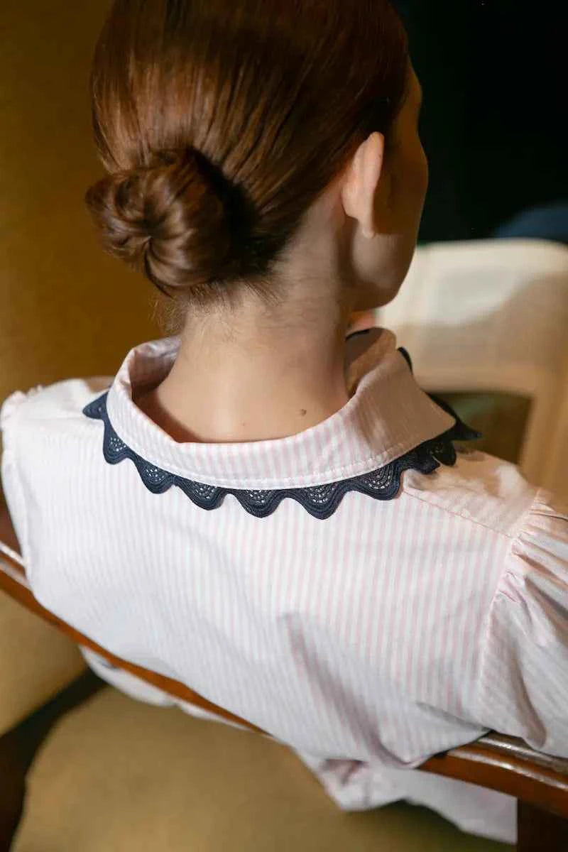 BLUSH STRIPE SHIRT