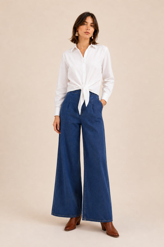 POPLIN WHITE SHIRT