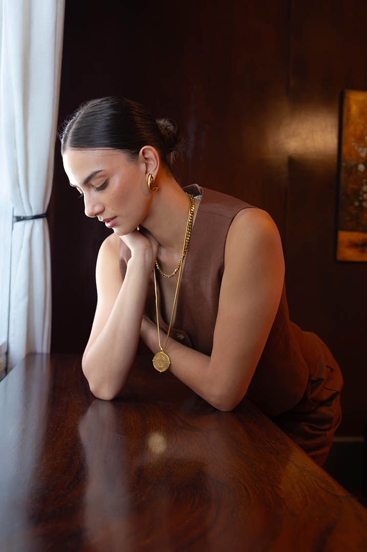 Chocolate Linen Pants