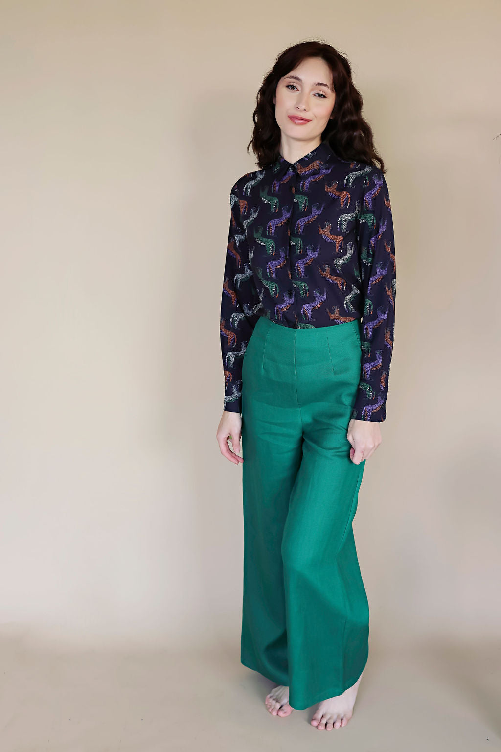 Long Sleeve Blouse Jaguars