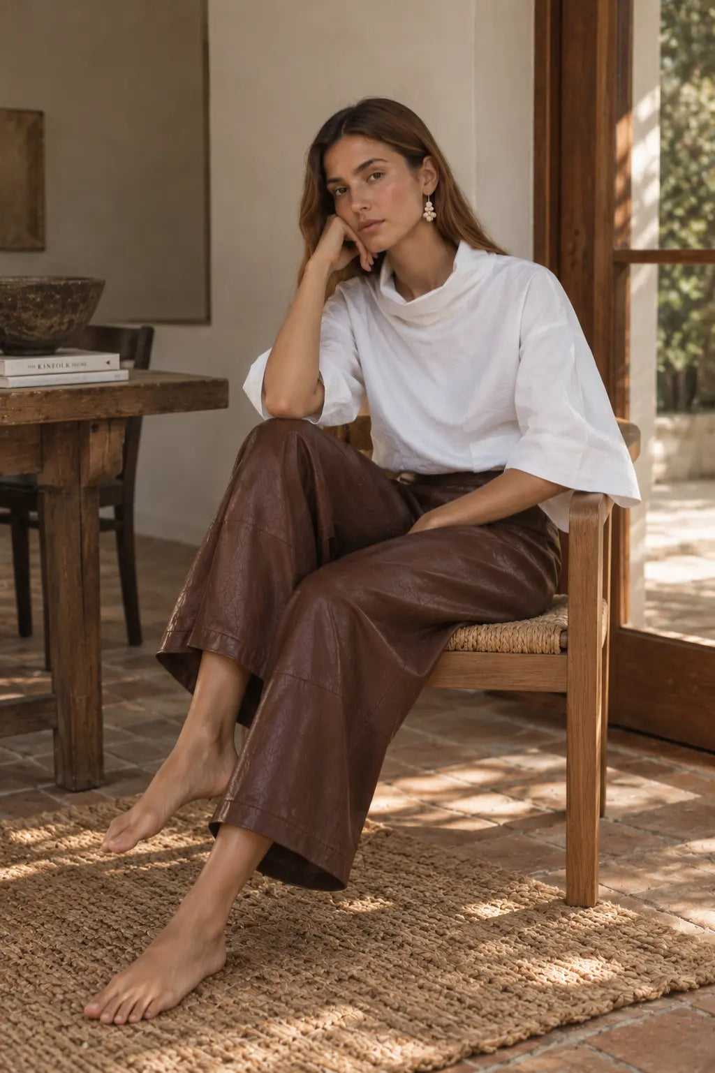 BLUSA BOAT NECK COLLAR