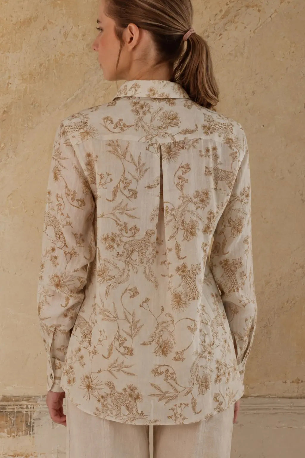 RAMIE SHIRT | Nebula Ocelot Print
