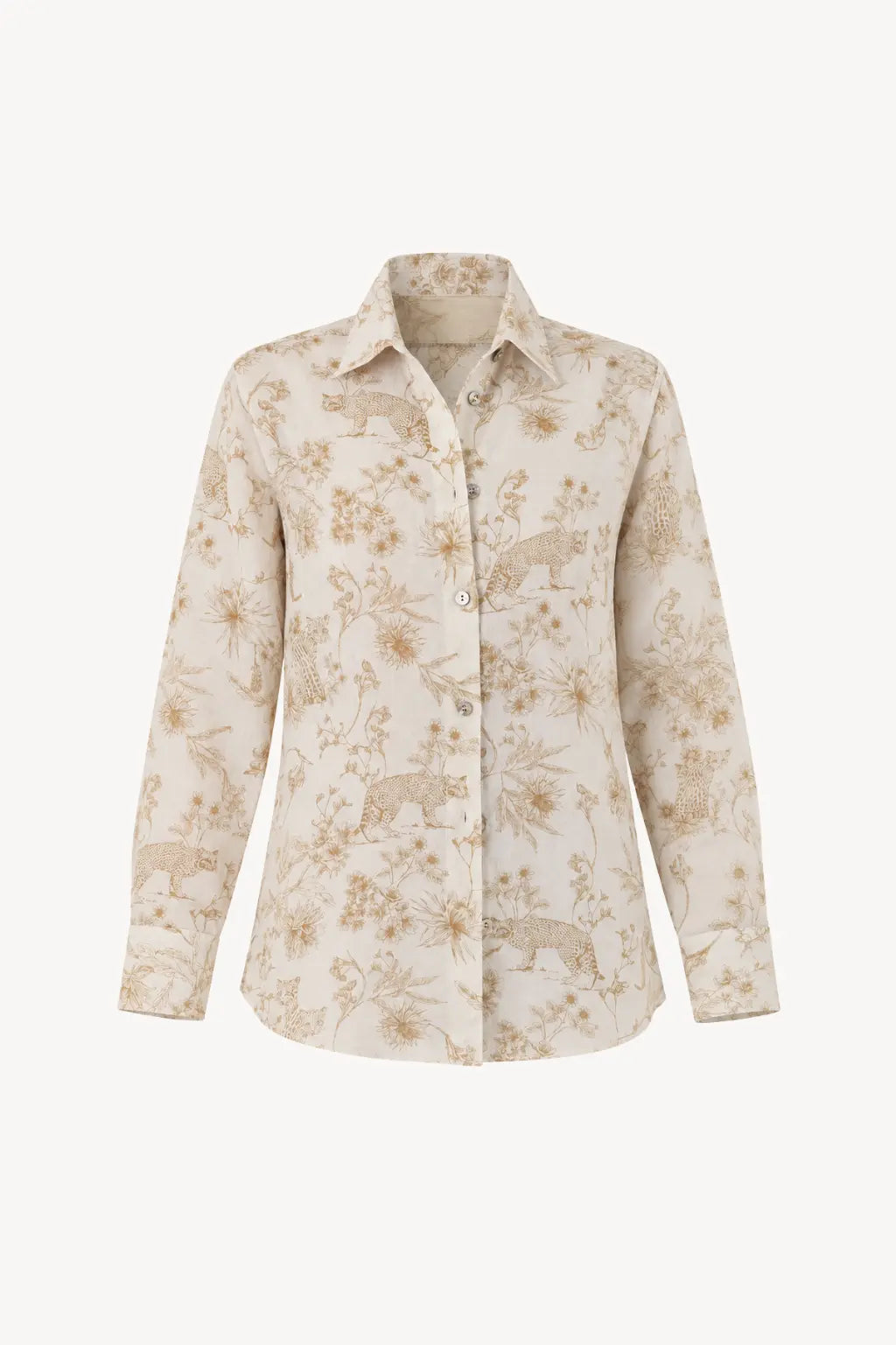 RAMIE SHIRT | Nebula Ocelot Print
