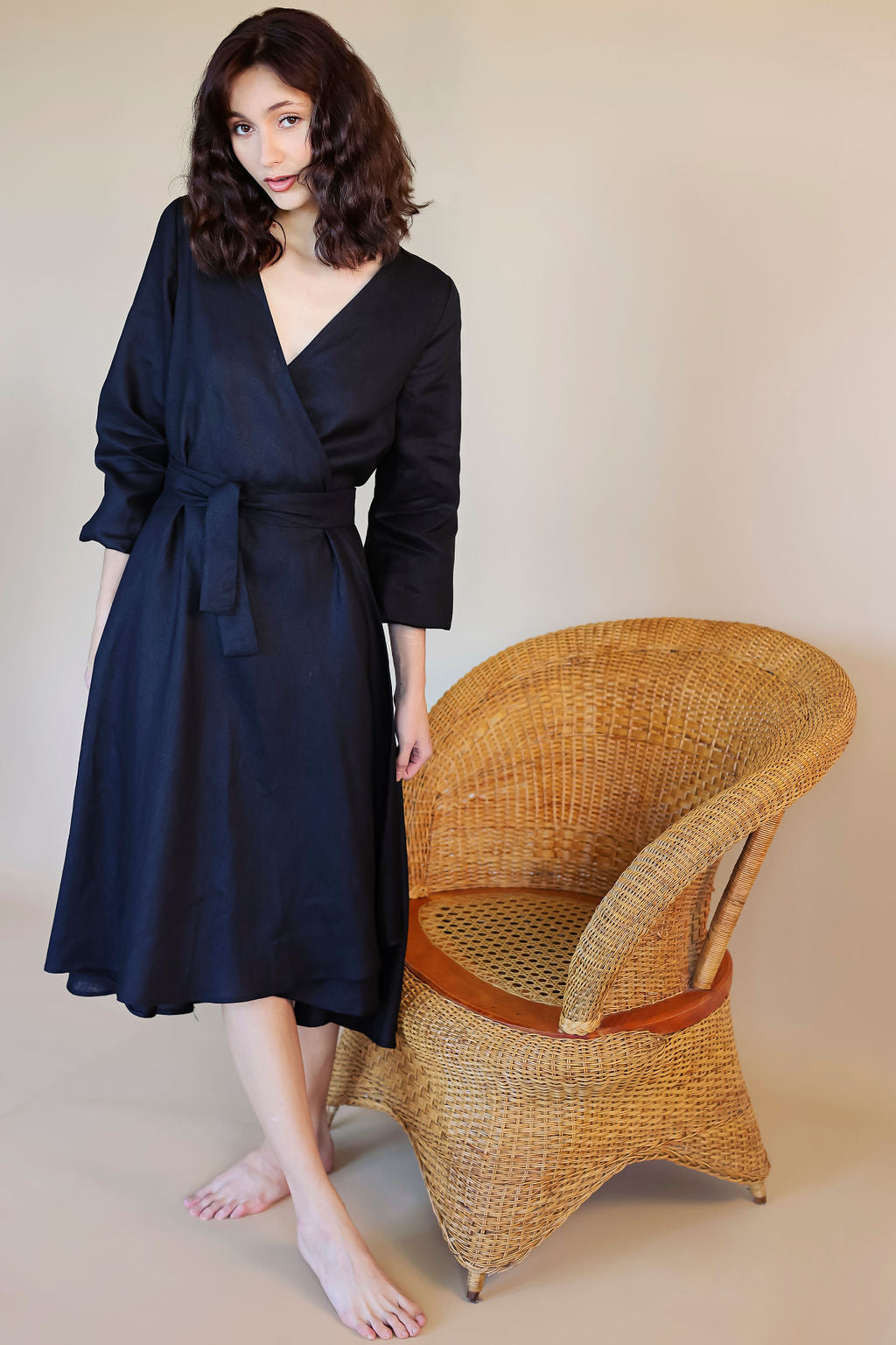 Wrap Dress Black